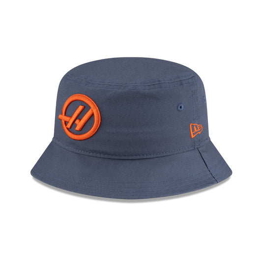 MoneyGram Haas F1 Team Tapered Indigo Bucket Hat - New Era Cap