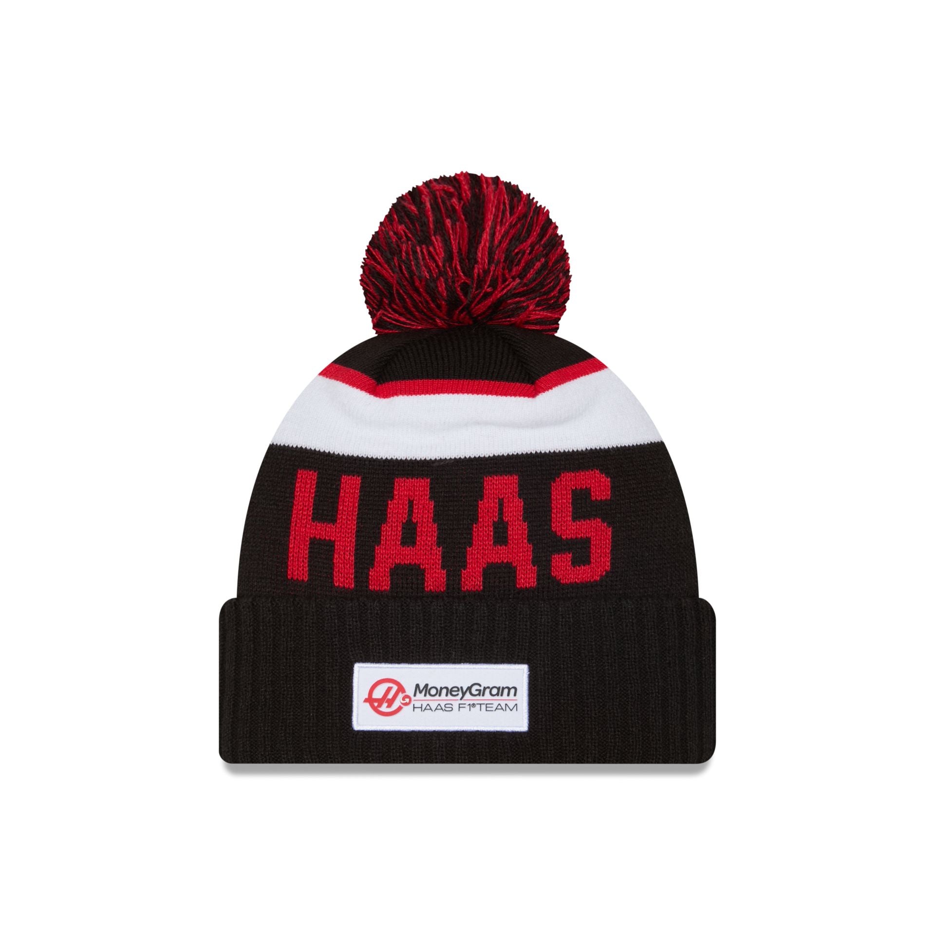 MoneyGram Haas F1 Team Sport Pom Knit Hat