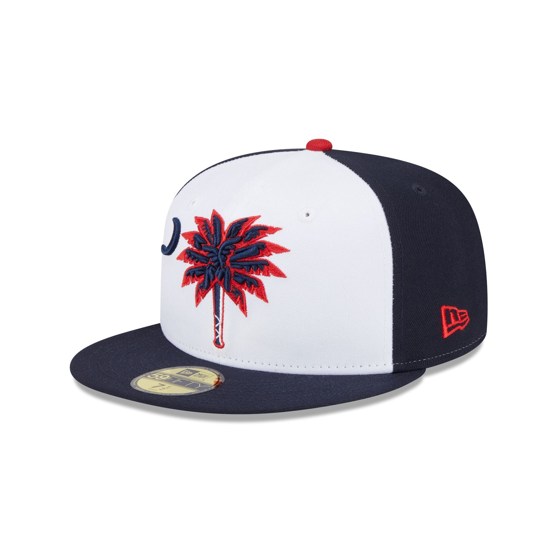 Myrtle Beach Pelicans Theme Night Navy Sidepatch59FIFTY Fitted Hat