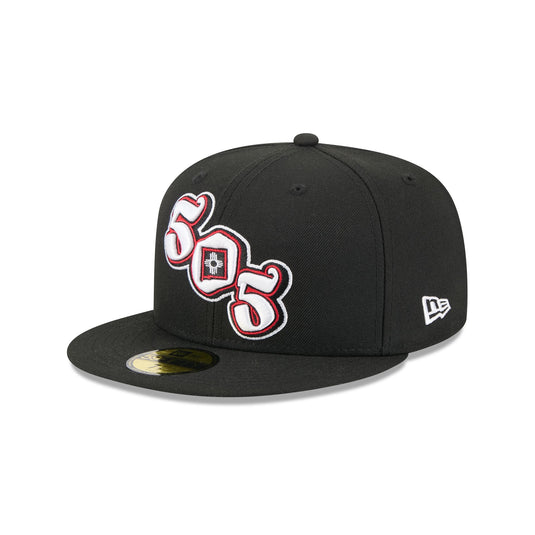 Albuquerque Isotopes Theme Night Black 59FIFTY Fitted Hat - New Era Cap