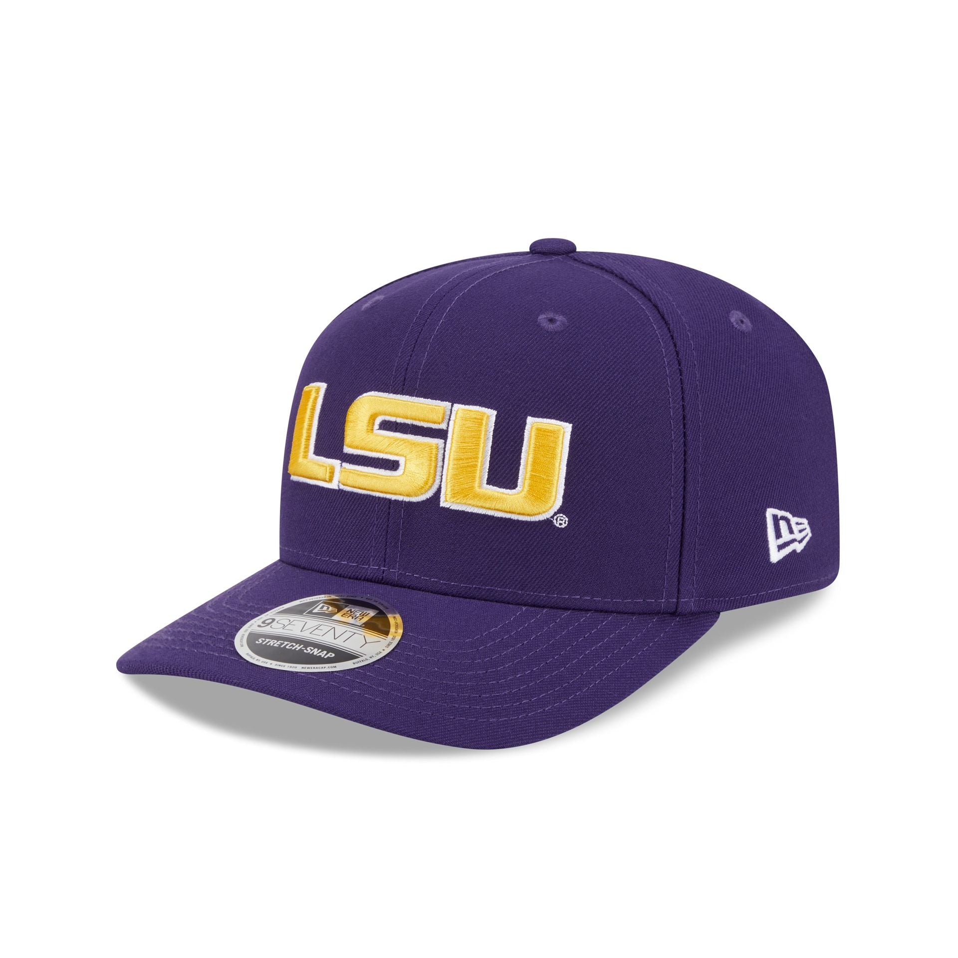 LSU TIGERS Purple Team 9SEVENTY Stretch-Snap Hat