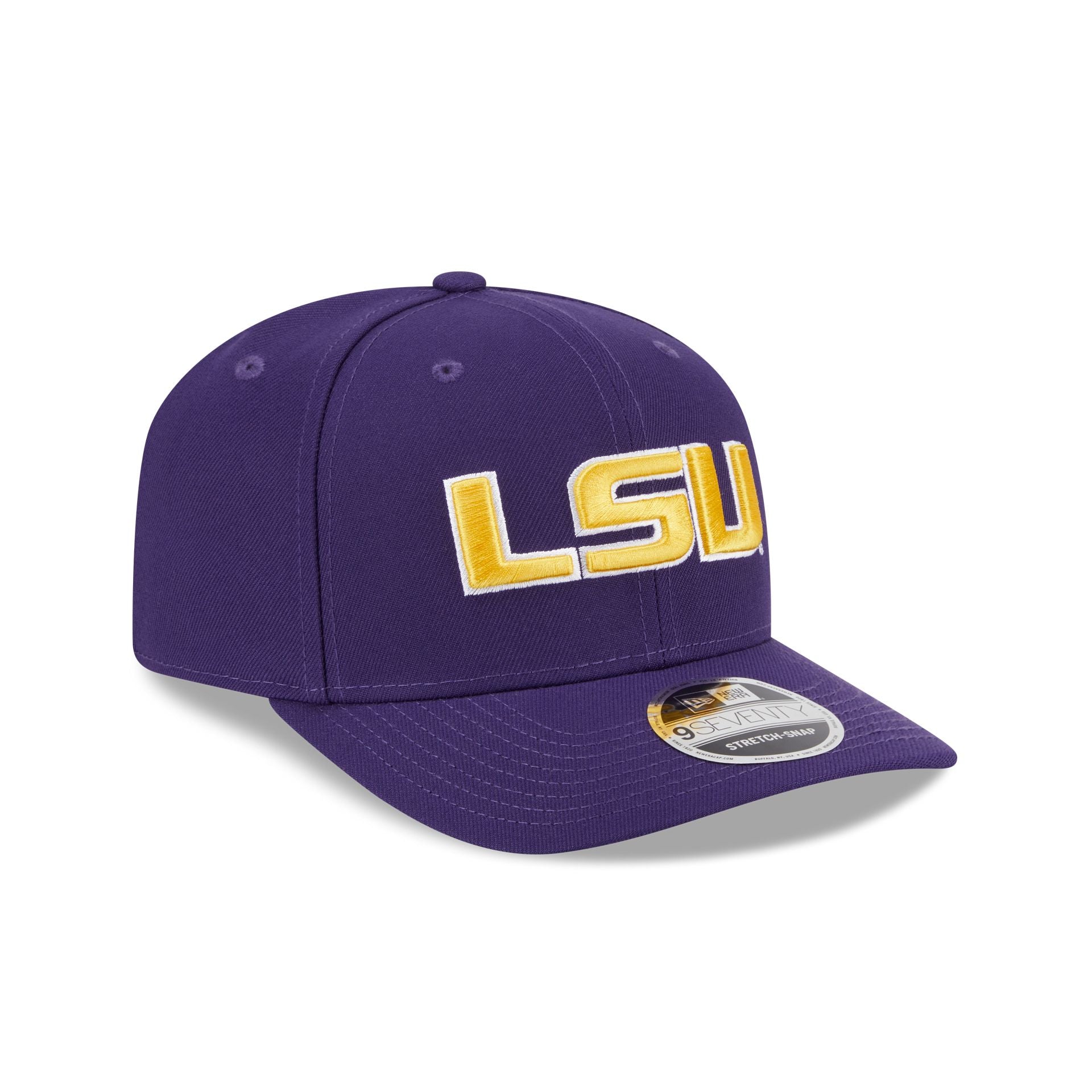 LSU TIGERS Purple Team 9SEVENTY Stretch-Snap Hat