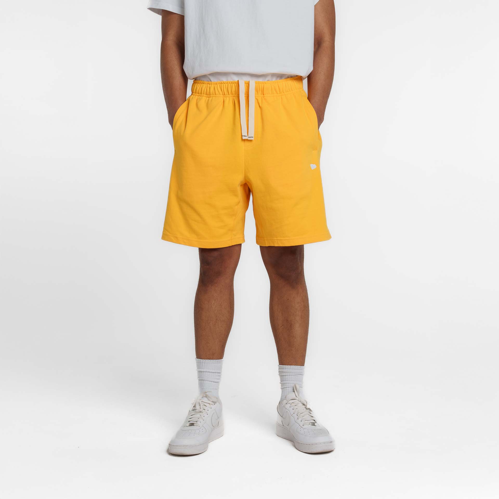 New Era Branded Alden Gold Sweatshorts