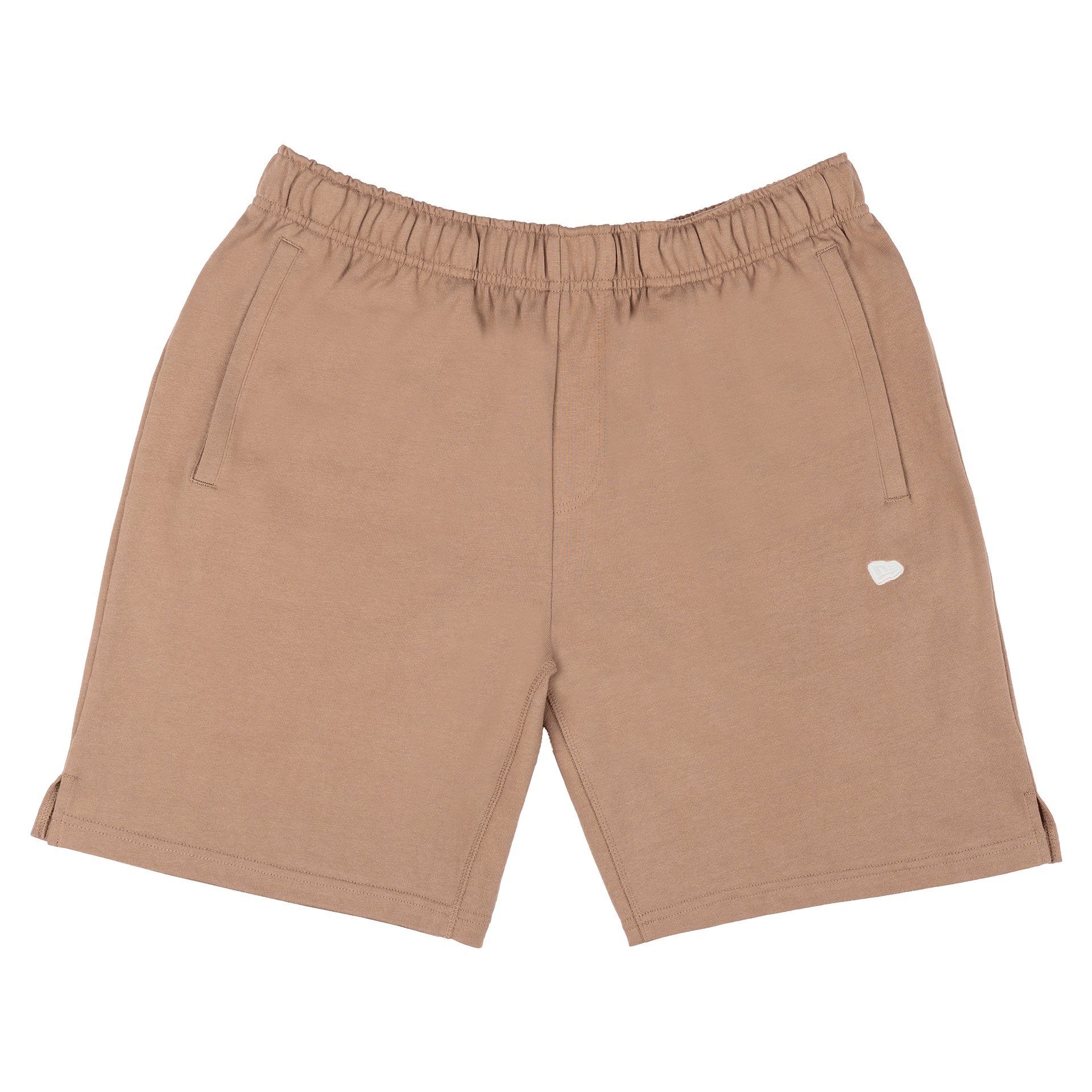 New Era Branded Alden Taupe Gray Sweatshorts