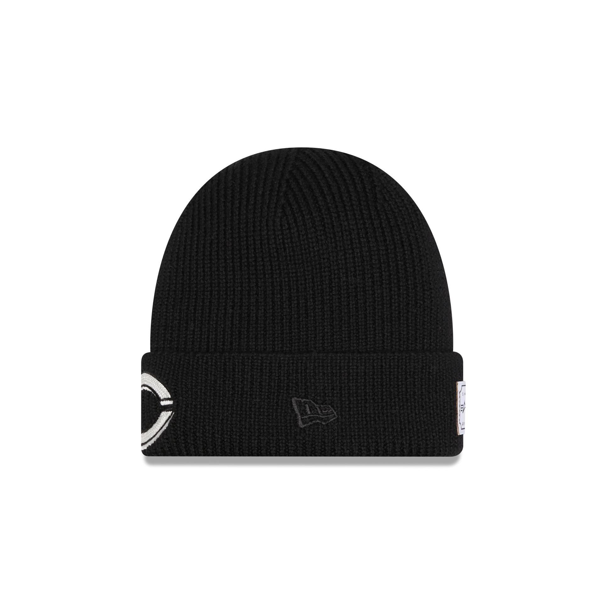Alpha Industries x Cincinnati Reds Black Cuff Knit Hat