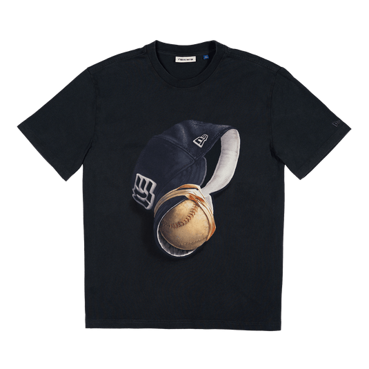 New Era Branded Telescoping '25 Black T-Shirt - New Era Cap