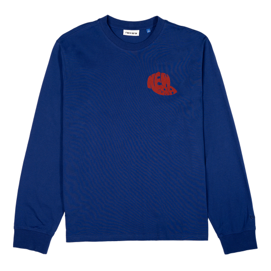 New Era Branded 59FIFTY Archivist Dark Royal Long Sleeve T-Shirt - New Era Cap