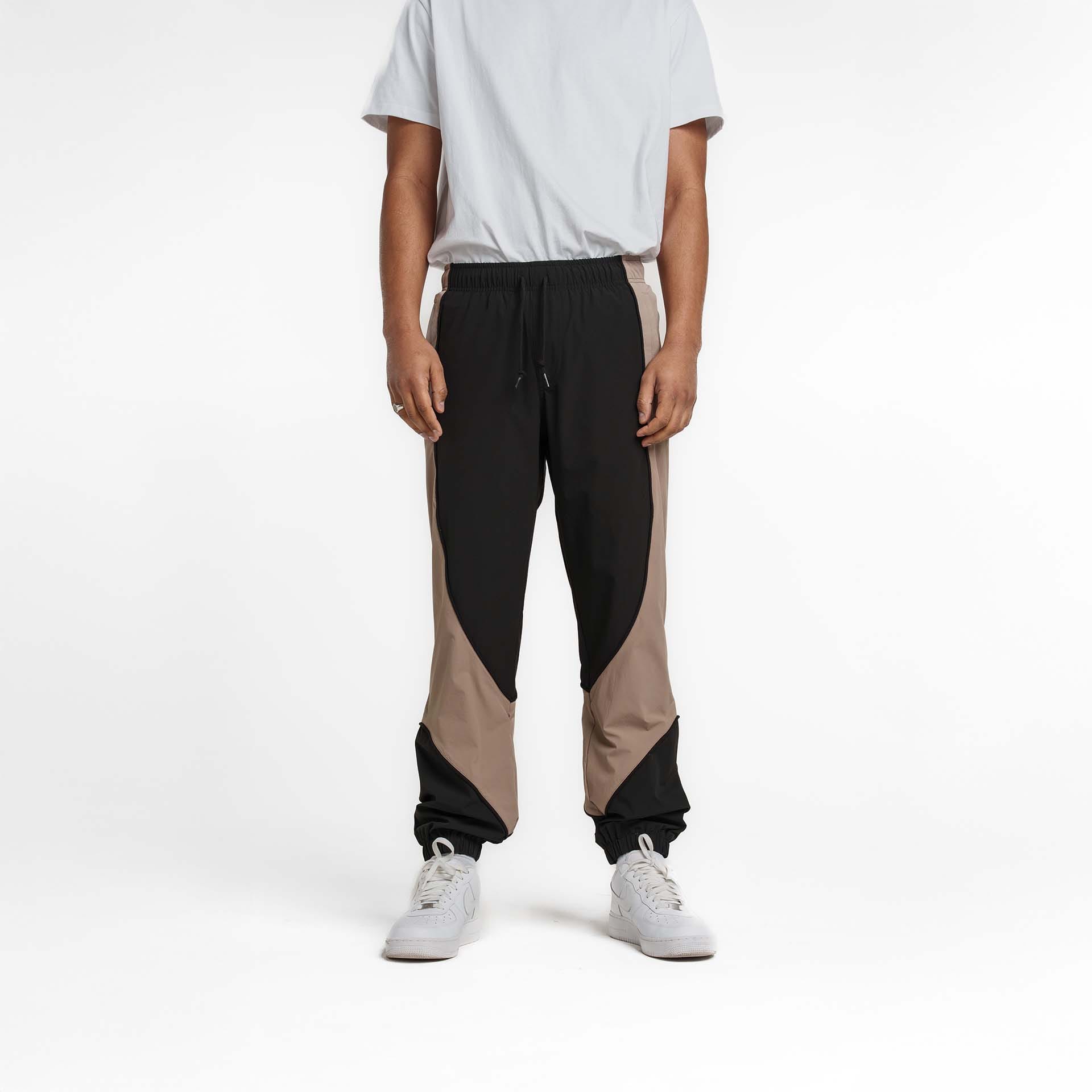 New Era Branded Retro-Tech NE2K Black Track Pants