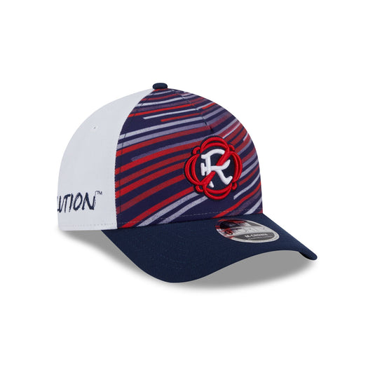 New England Revolution 2025 Jersey Hook Multicolor 9FORTY M-Crown A-Frame Snapback Hat - New Era Cap