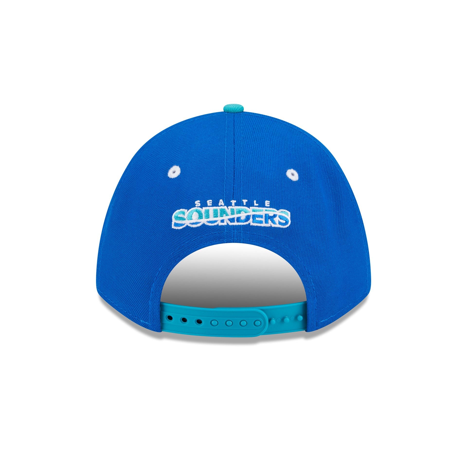 Seattle Sounders 2025 Jersey Hook Blue 9FORTY M-Crown A-Frame Snapback Hat