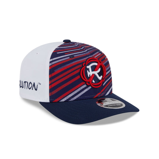 New England Revolution 2025 Jersey Hook Multicolor 9SEVENTY Stretch-Snap Hat - New Era Cap
