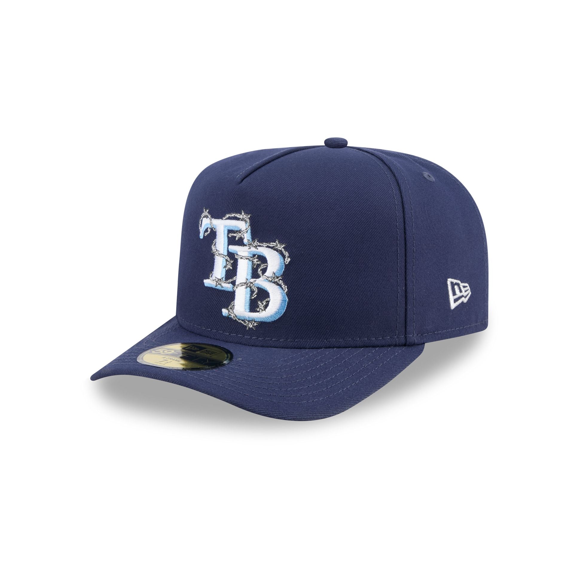 Tampa Bay Rays Barbed Wire 59FIFTY A-Frame Fitted Hat