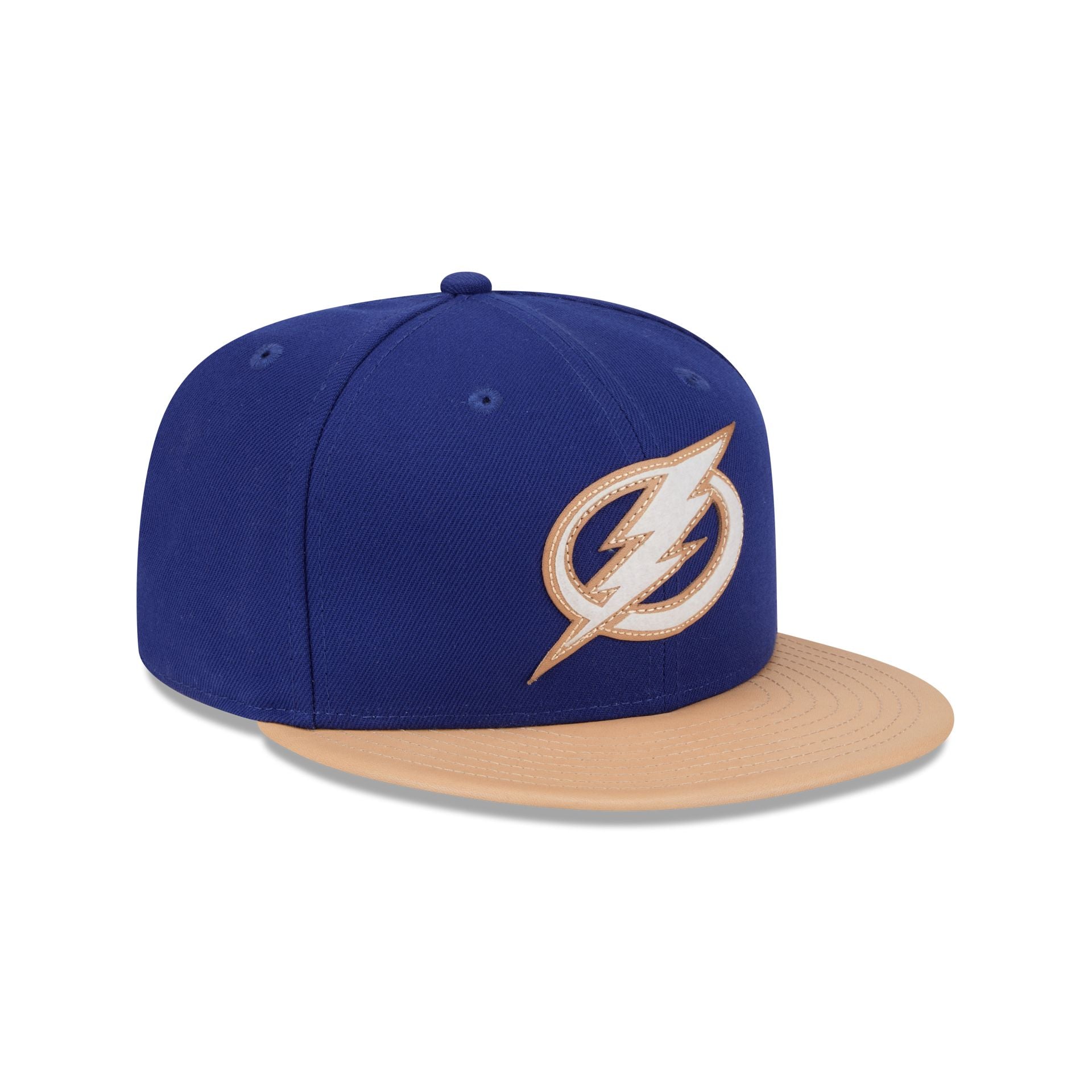 Tampa Bay Lightning Leather Visor 59FIFTY Fitted Hat