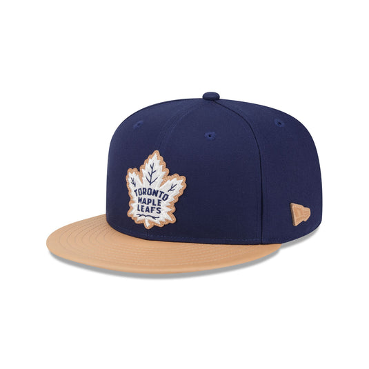 Toronto Maple Leafs Leather Visor 59FIFTY Fitted Hat - New Era Cap