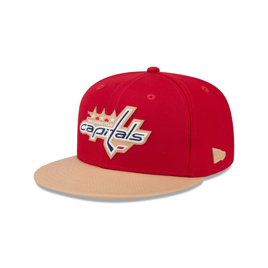 Washington Capitals Leather Visor 59FIFTY Fitted Hat - New Era Cap