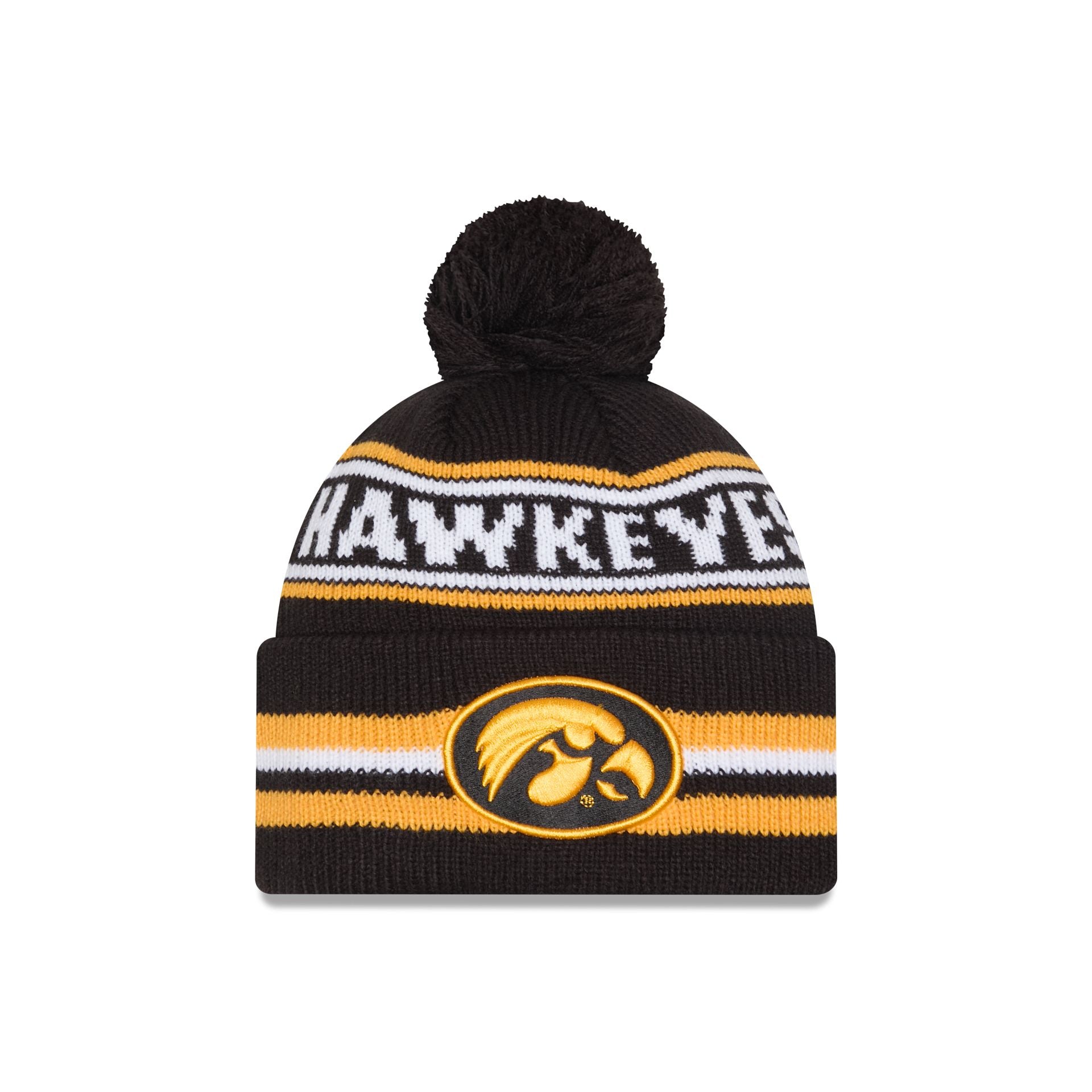 Iowa Hawkeyes Classic Pom Knit Hat