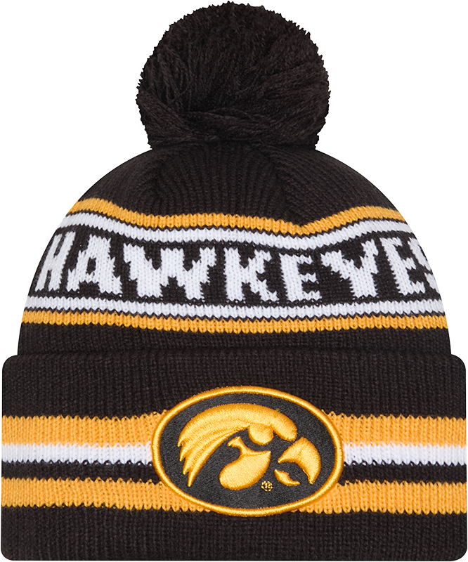 Iowa Hawkeyes Classic Pom Knit Hat