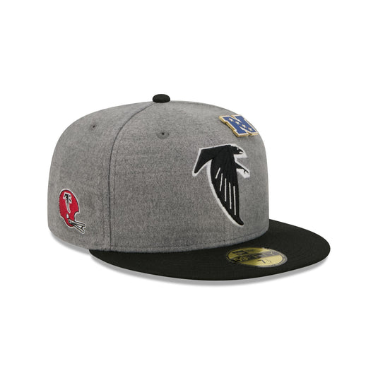 Atlanta Falcons Heather Gray Wool 59FIFTY Fitted Hat - New Era Cap
