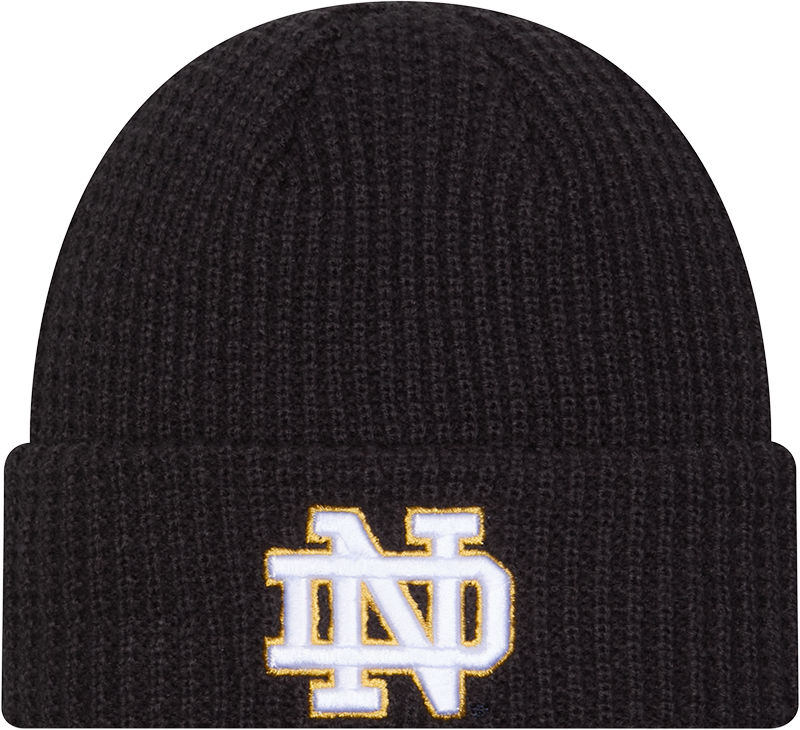 Notre Dame Fighting Irish Waffle Stitch Knit Beanie Hat