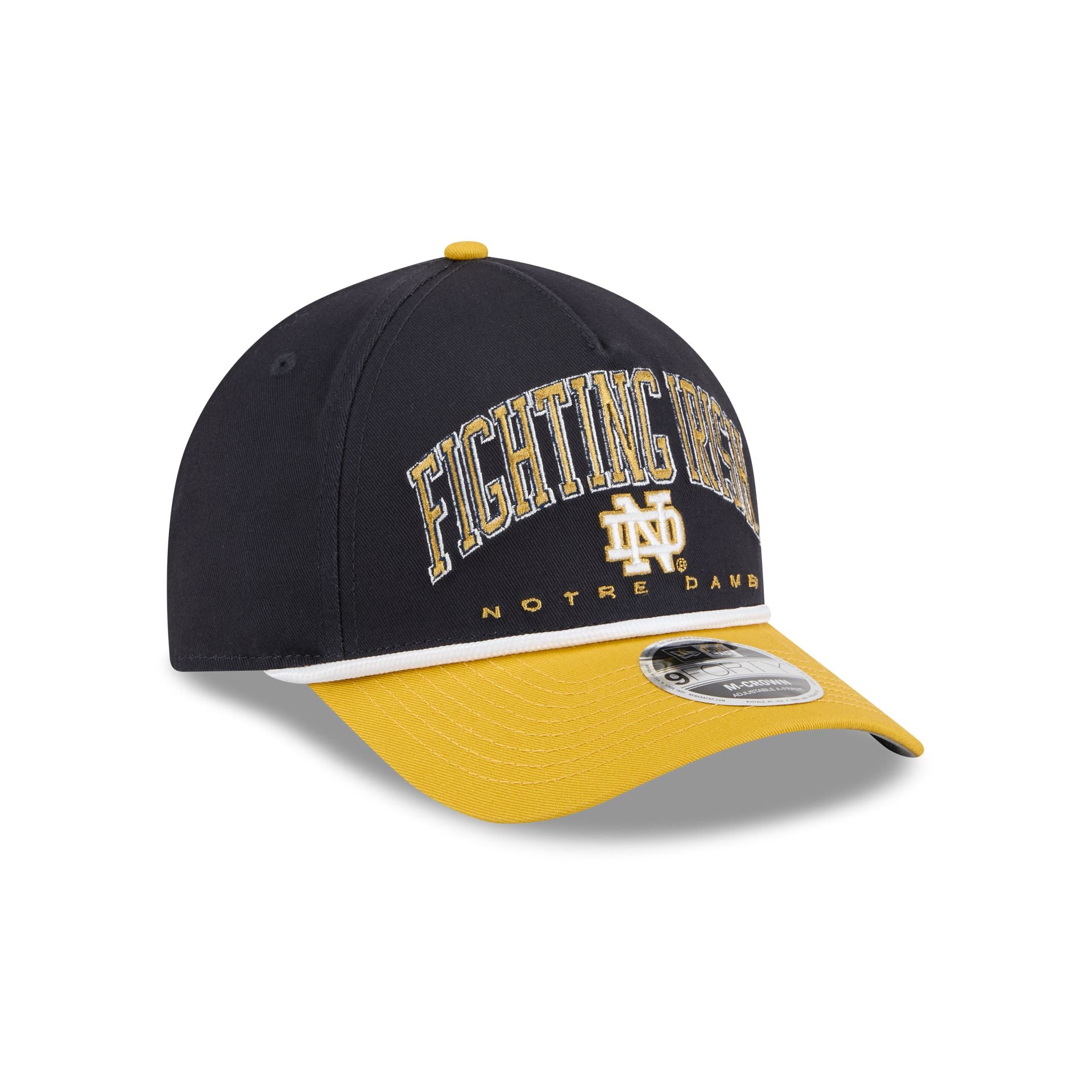 Notre Dame Fighting Irish Arch 9FORTY M-Crown A-Frame Snapback Hat
