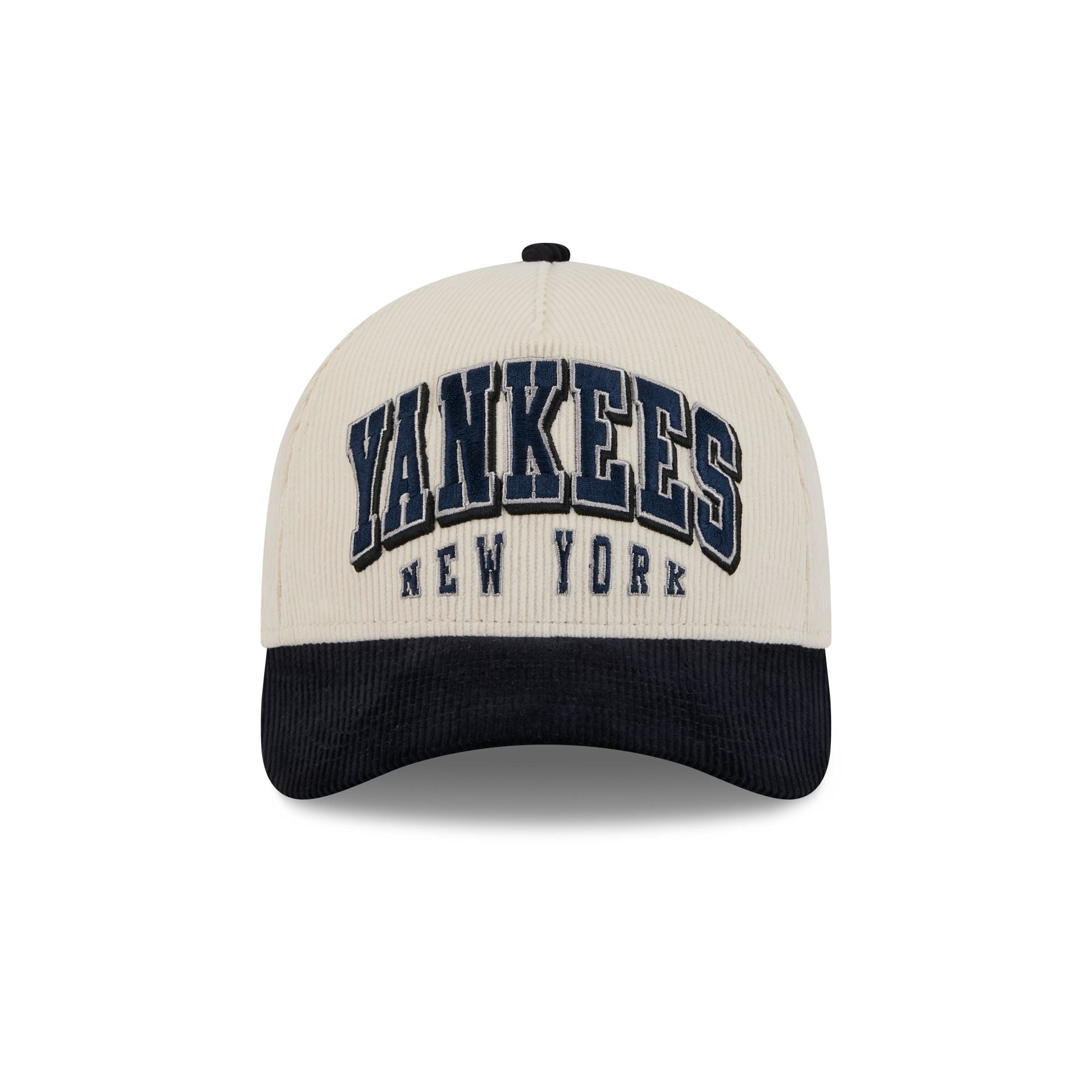 New York Yankees Stacked Corduroy 9FORTY M-Crown A-Frame Snapback Hat