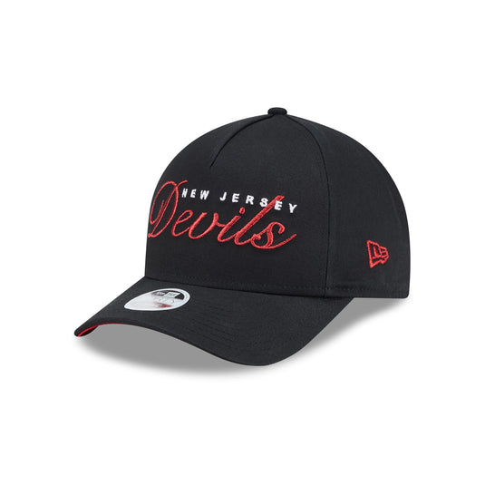 New Jersey Devils Metallic Women's 9FORTY M-Crown A-Frame Snapback Hat - New Era Cap
