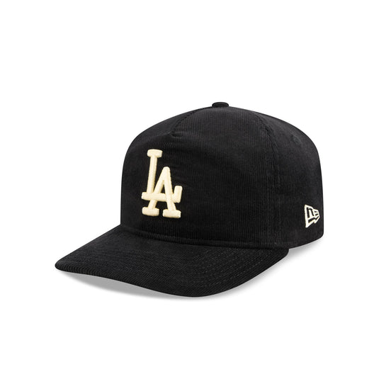 Los Angeles Dodgers Nostalgic Black Corduroy 19TWENTY Adjustable Hat - New Era Cap