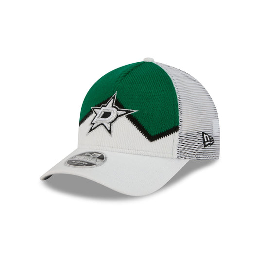 Dallas Stars Sock 9FORTY M-Crown A-Frame Trucker Hat - New Era Cap