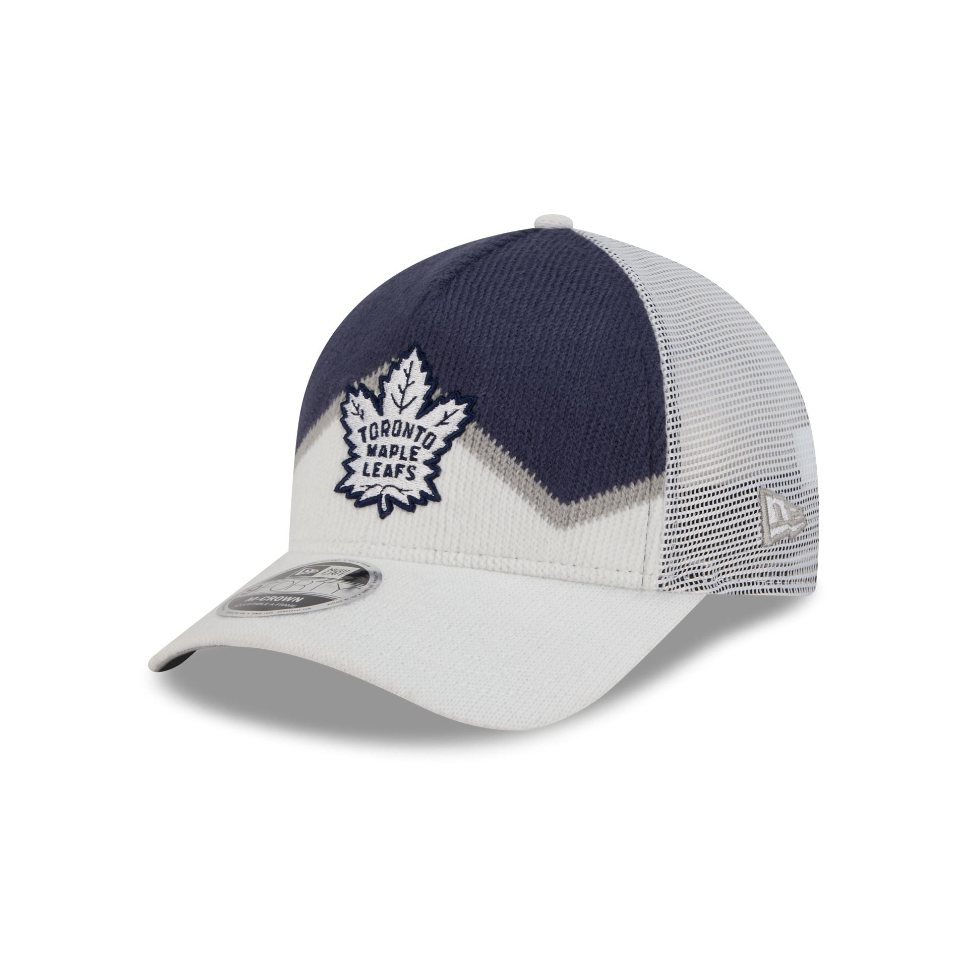 Toronto Maple Leafs Sock 9FORTY M-Crown A-Frame Trucker Hat