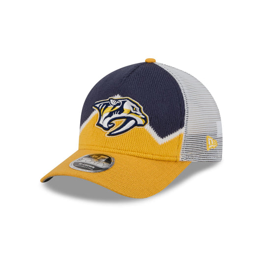 Nashville Predators Sock 9FORTY M-Crown A-Frame Trucker Hat - New Era Cap