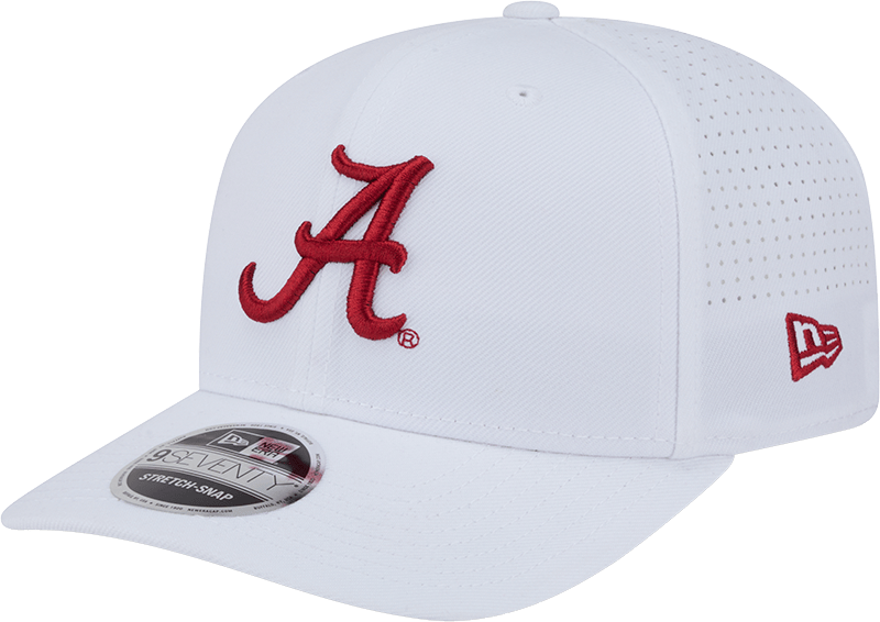Alabama Crimson Tide Optic White Performance 9SEVENTY Stretch-Snap Hat
