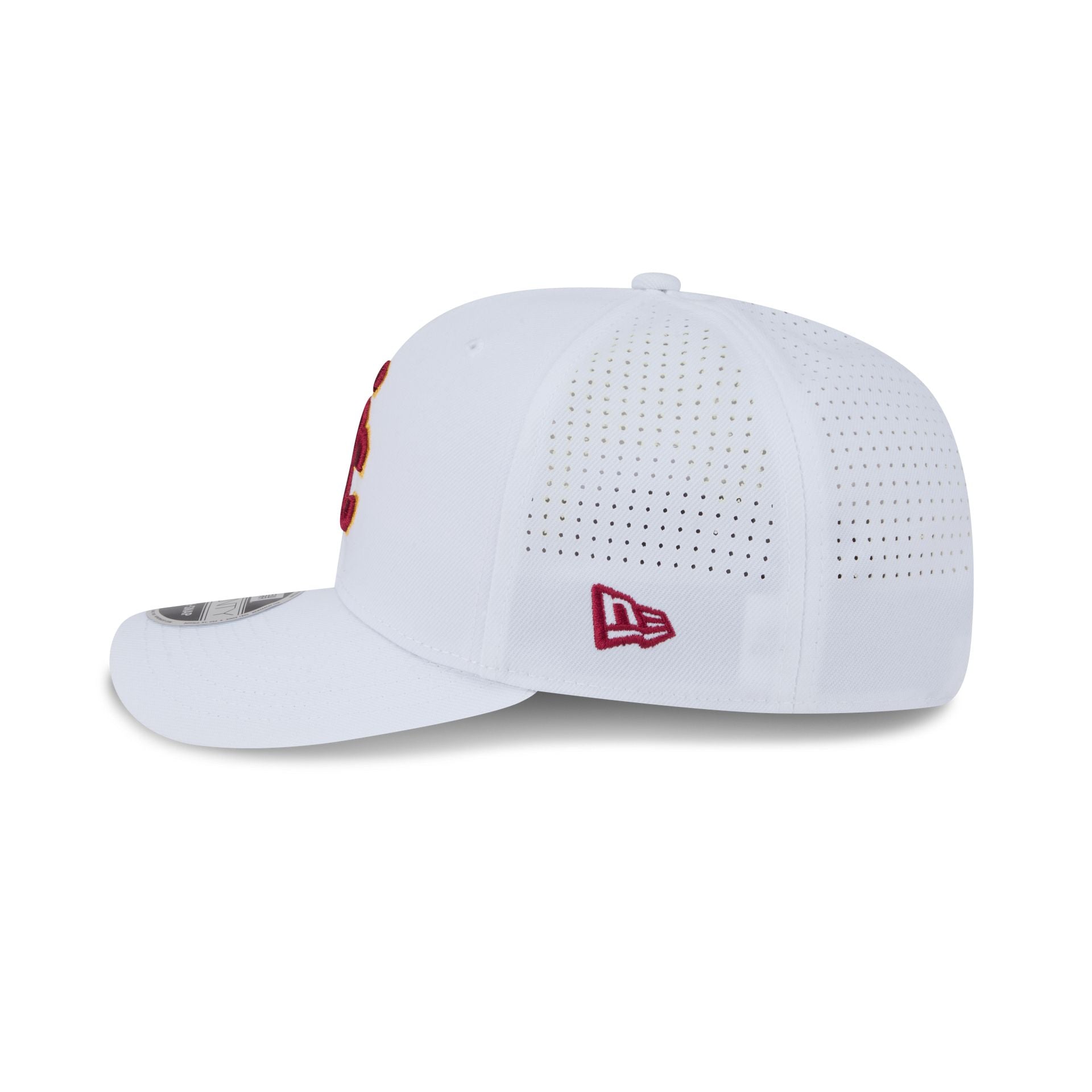 USC Trojans Optic White Performance 9SEVENTY Stretch-Snap Hat