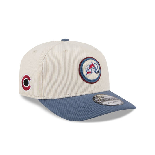 Colorado Avalanche Loyal Corduroy 9SEVENTY Stretch-Snap Hat - New Era Cap
