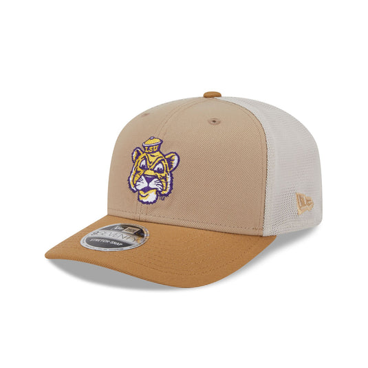 LSU Tigers College Vault Stone 9SEVENTY Trucker Hat - New Era Cap
