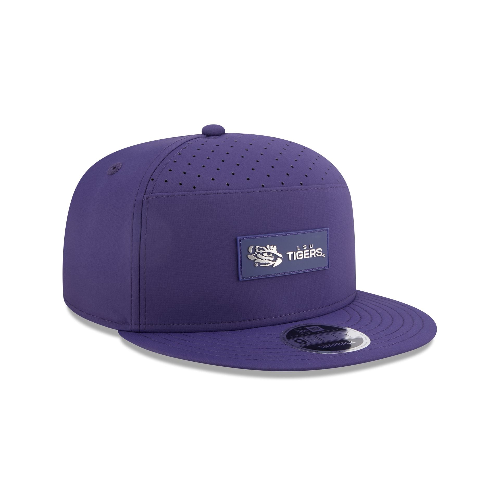 LSU Tigers Hot Weather Split Panel 9FIFTY Snapback Hat