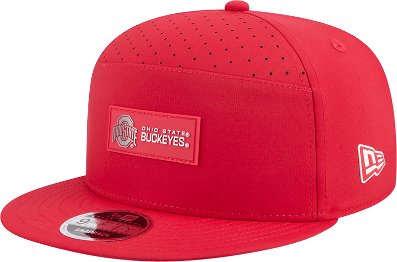 Ohio State Buckeyes Hot Weather Split Panel 9FIFTY Snapback Hat