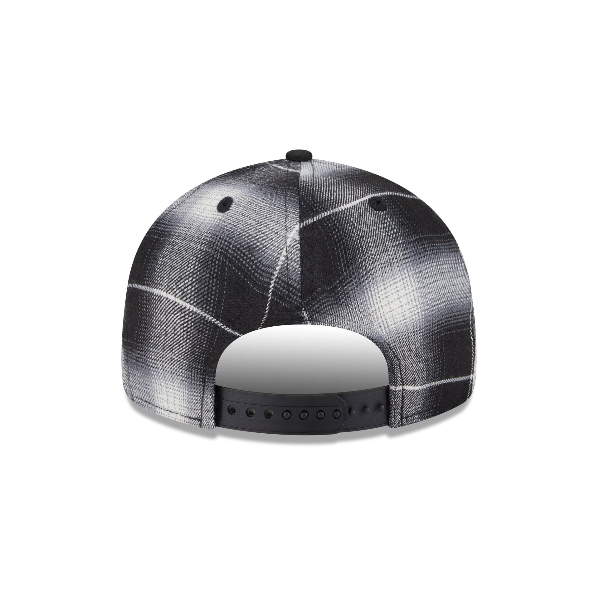 Detroit Tigers Black and White Plaid Retro Crown 9FIFTY Snapback Hat