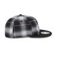 Houston Astros Black and White Plaid Retro Crown 9FIFTY Snapback Hat
