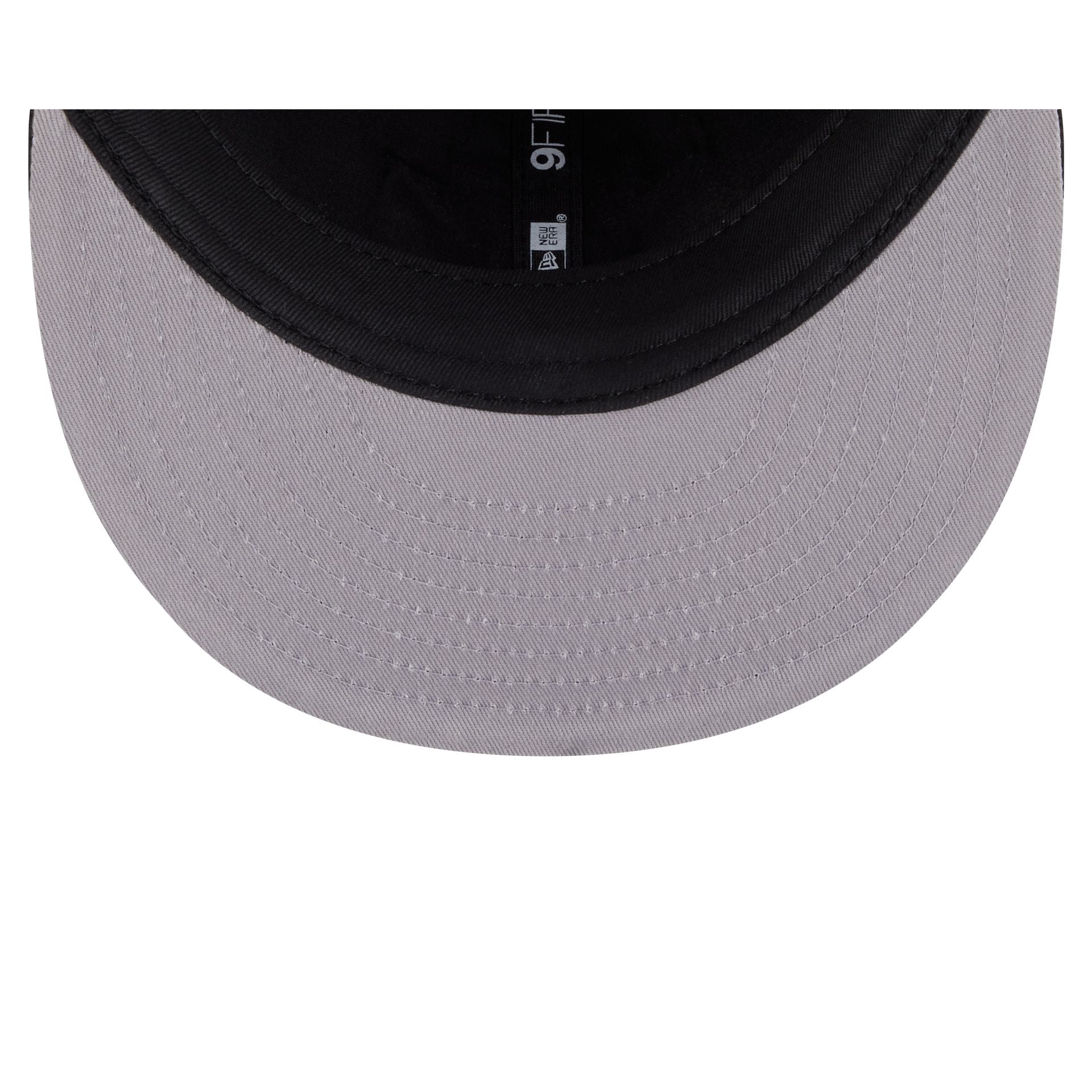 Houston Astros Black and White Plaid Retro Crown 9FIFTY Snapback Hat