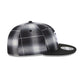 San Diego Padres Black and White Plaid Retro Crown 9FIFTY Snapback Hat
