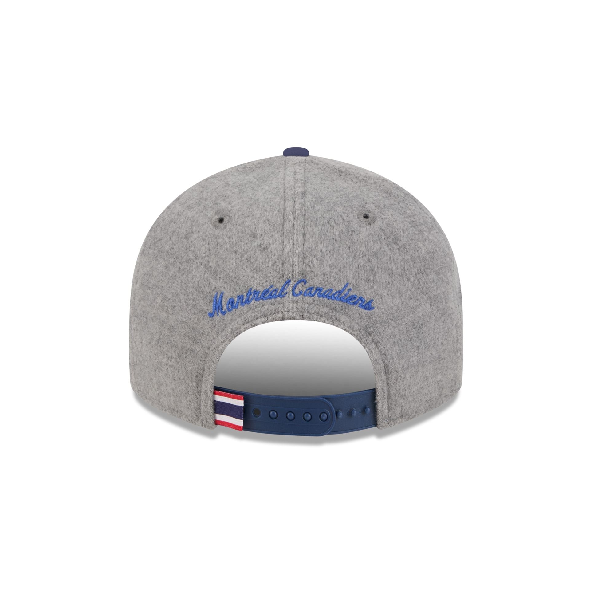 Montreal Canadiens Heather Gray Wool Low Profile 9FIFTY Snapback Hat