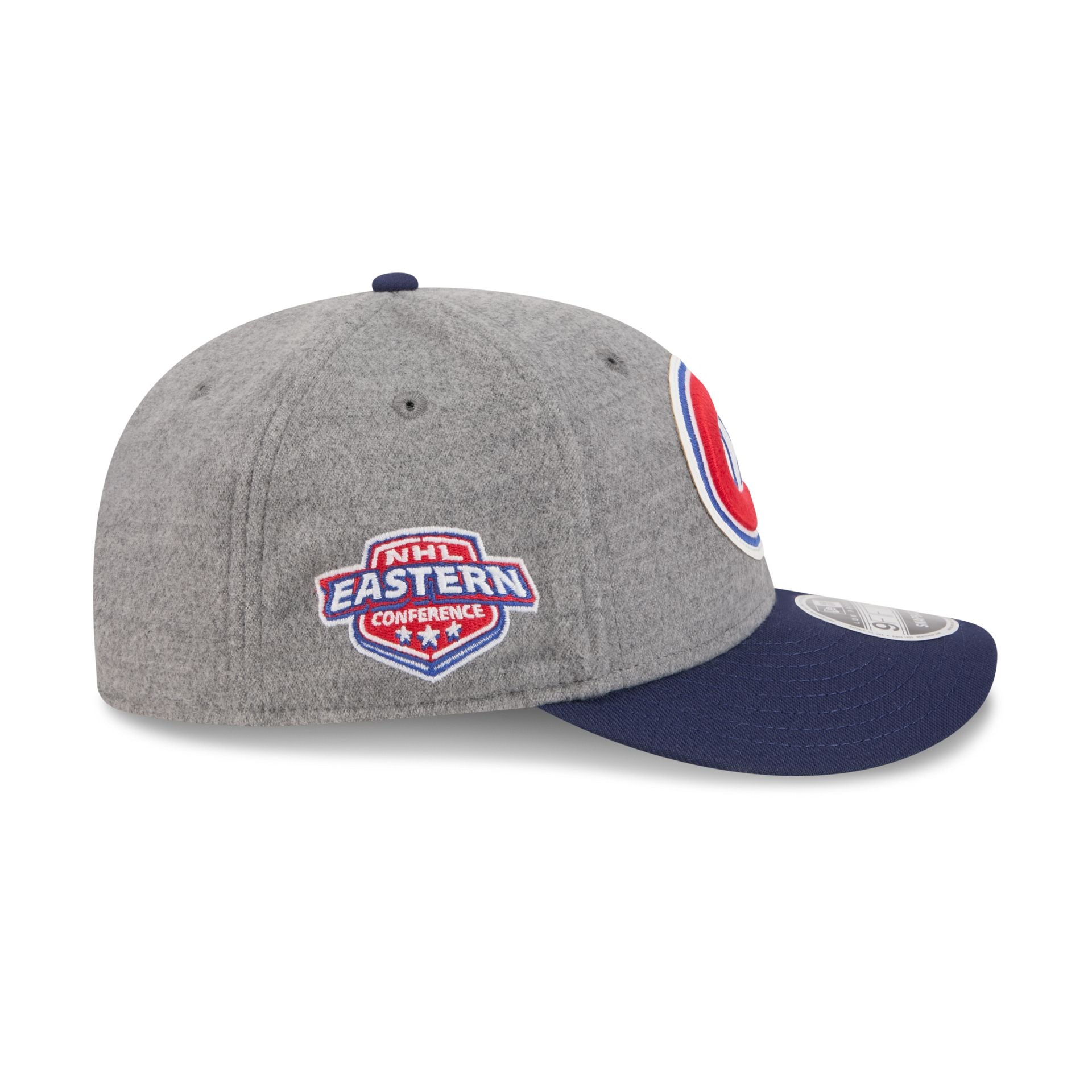 Montreal Canadiens Heather Gray Wool Low Profile 9FIFTY Snapback Hat