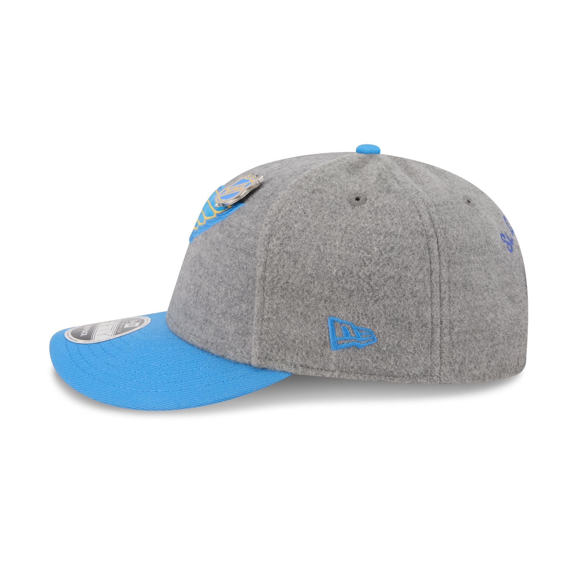 St. Louis Blues Heather Gray Wool Low Profile 9FIFTY Snapback Hat