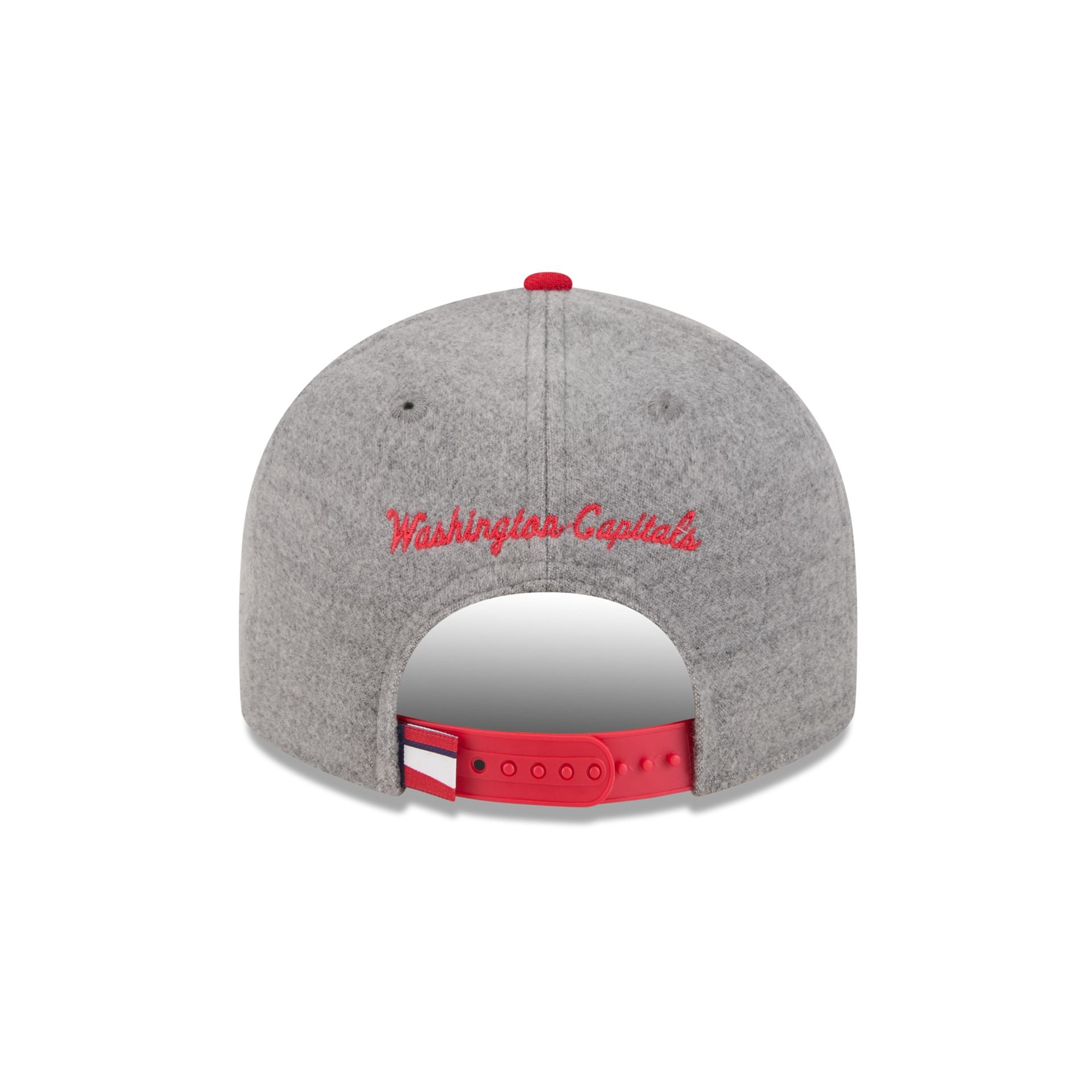 Washington Capitals Heather Gray Wool Low Profile 9FIFTY Snapback Hat