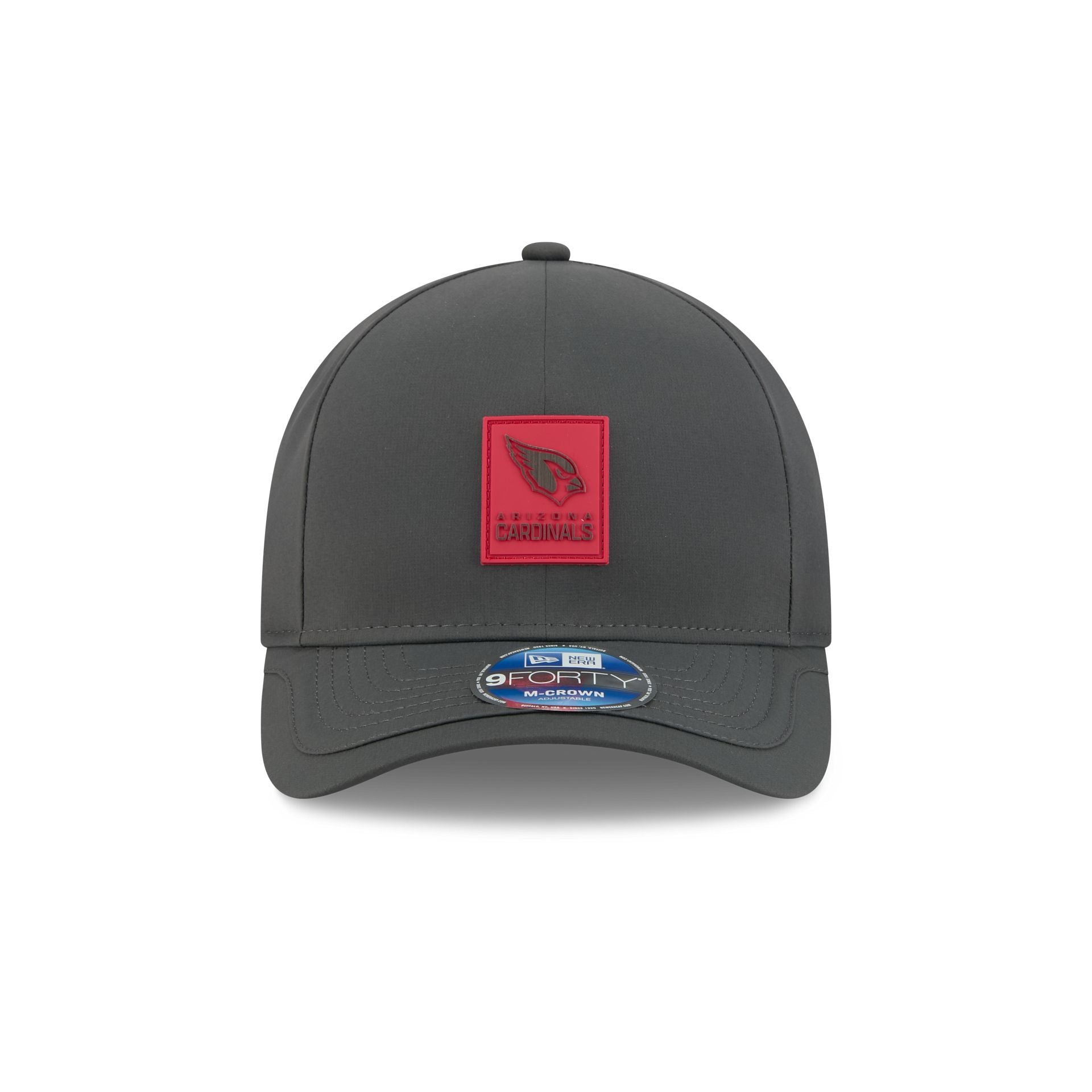Arizona Cardinals 2025 Sideline Cold Weather Steel Clouds 9FORTY M-Crown Snapback Hat