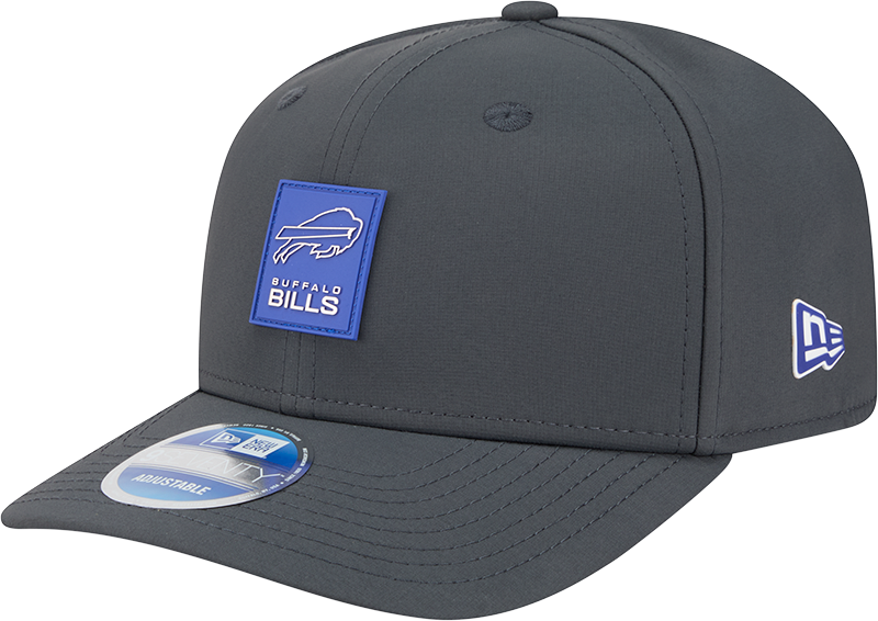 Buffalo Bills 2025 Sideline Cold Weather Steel Clouds 9SEVENTY Stretch-Snap Hat