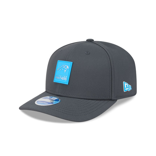 Carolina Panthers 2025 Sideline Cold Weather Steel Clouds 9SEVENTY Stretch-Snap Hat - New Era Cap