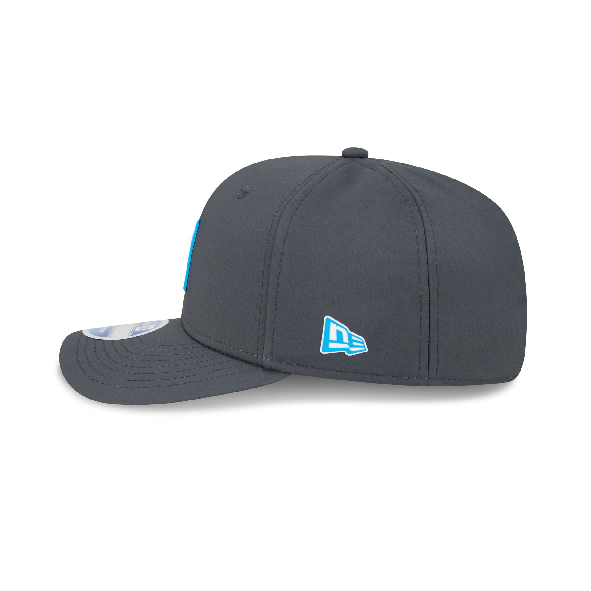Carolina Panthers 2025 Sideline Cold Weather Steel Clouds 9SEVENTY Stretch-Snap Hat