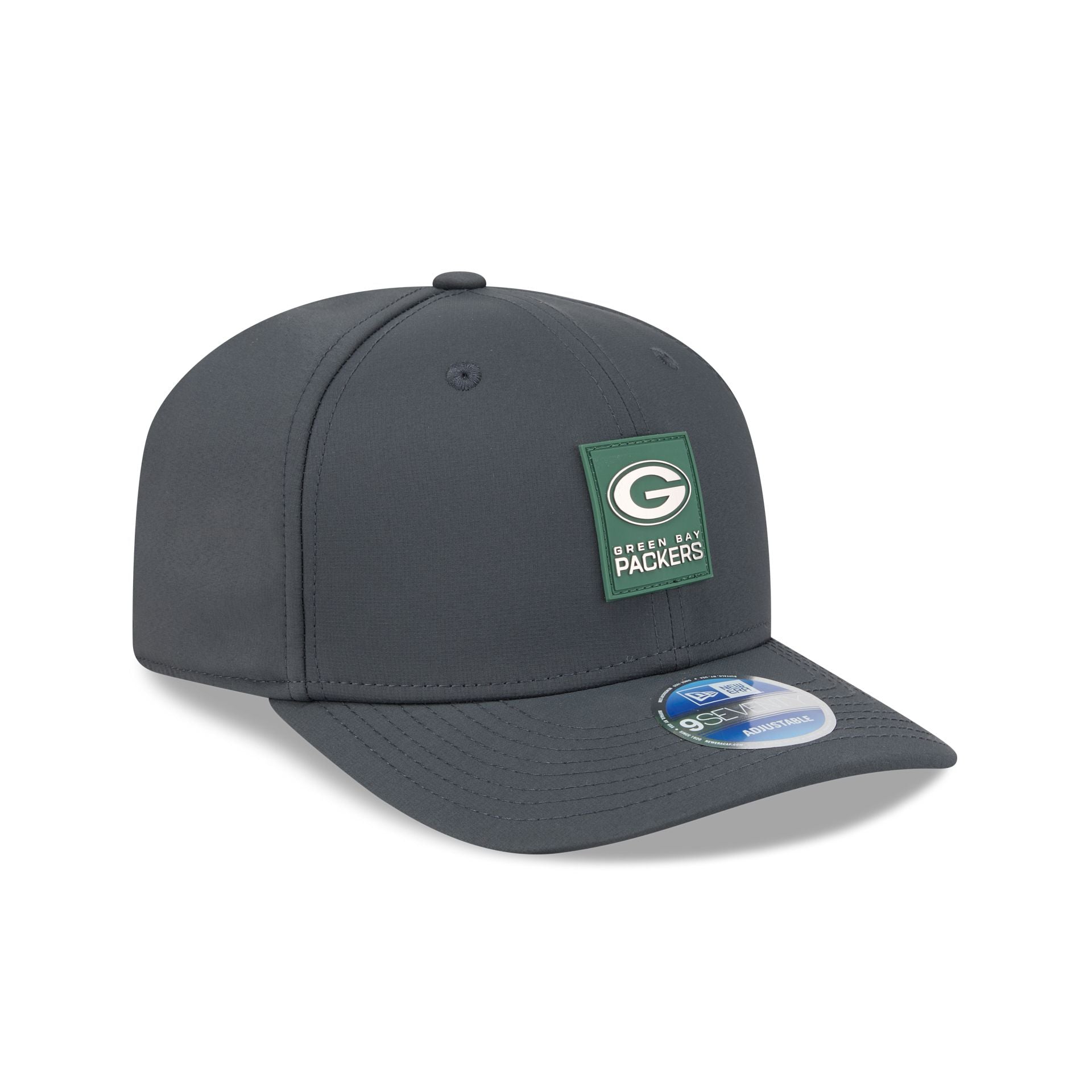 Green Bay Packers 2025 Sideline Cold Weather Steel Clouds 9SEVENTY Stretch-Snap Hat