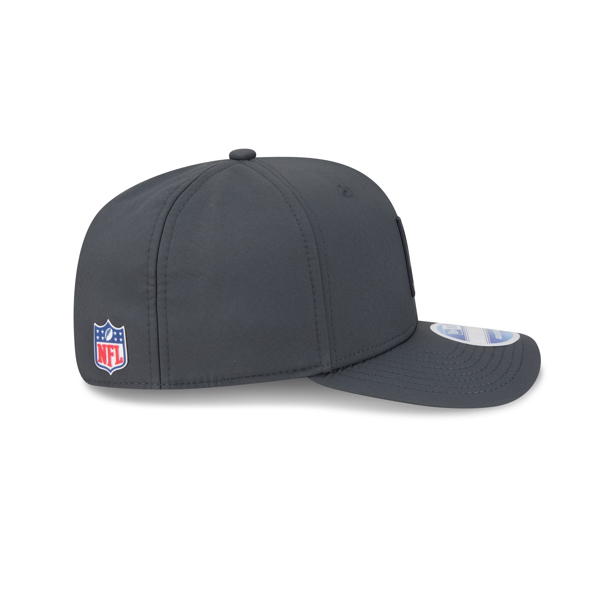 Houston Texans 2025 Sideline Cold Weather Steel Clouds 9SEVENTY Stretch-Snap Hat